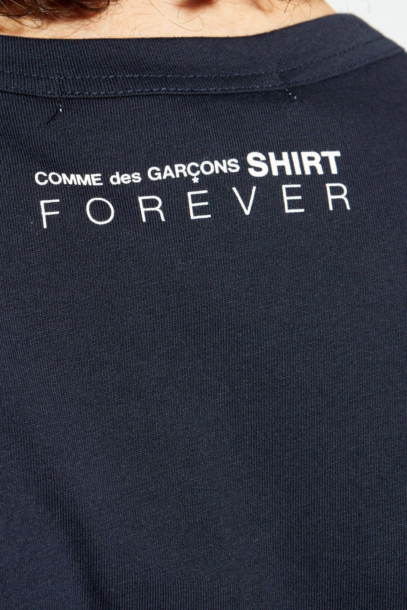 COMME des GARÇONS SHIRT S27162 Navy blue Cotton t-shirt Comme des Garçons Shirt - Vitkac Canada